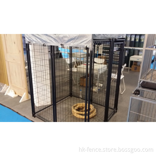 2016 classical 6ft metal dog kennel,chain link fence dog kennel/welded dog kennel,galvanized dog kennel,powder coated dog kennel